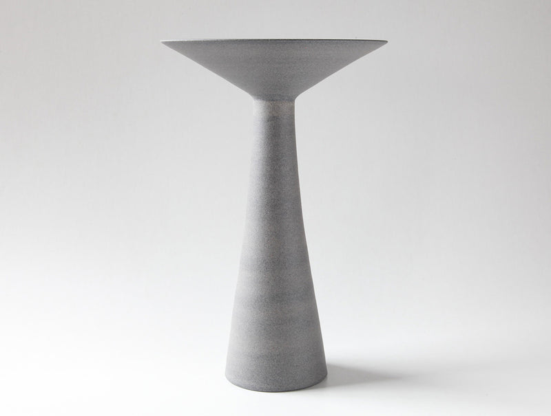 Long Neck Grey Vase