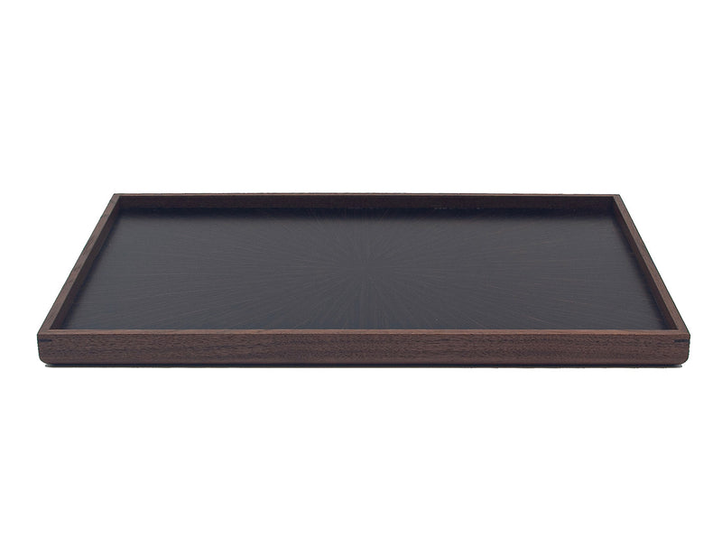 Ebony RaysTray Rectangle