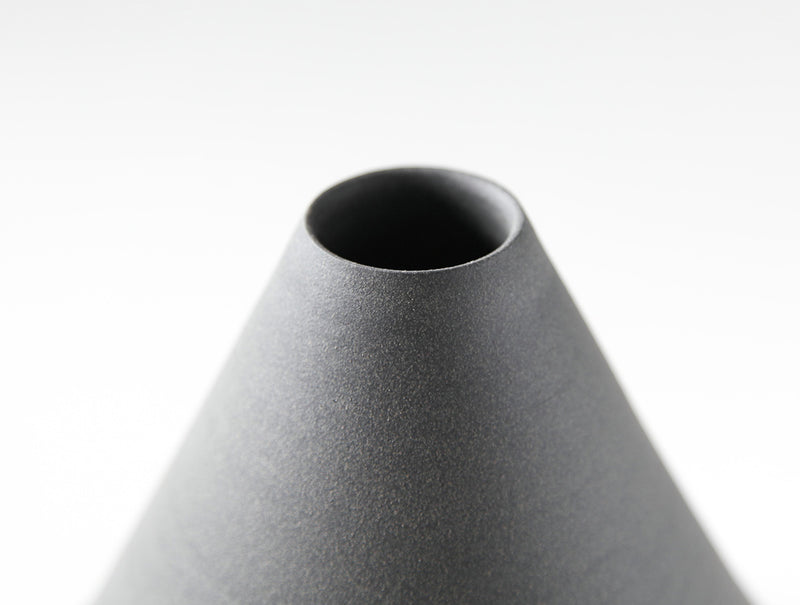 Grey Triangle Vase