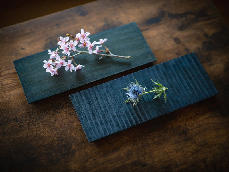 Tsuki-jiri Indigo Flat Plate
