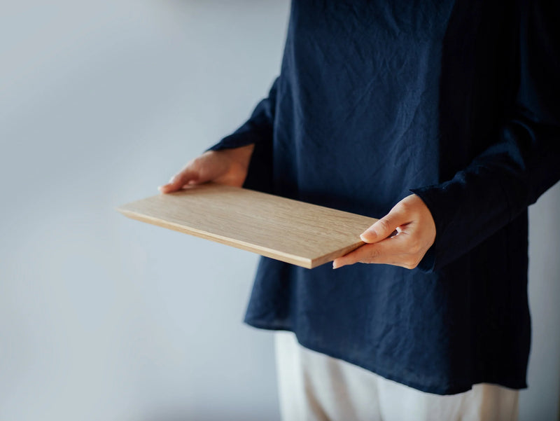 Tsuki-jiri Oak Flat Plate
