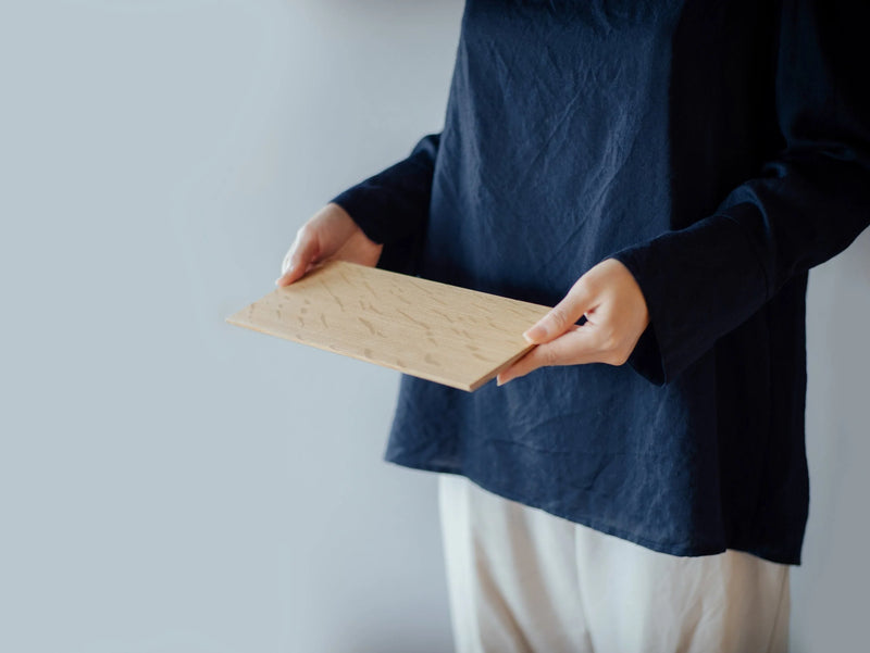 Tsuki-jiri Oak Flat Plate