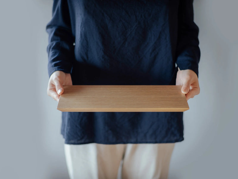 Tsuki-jiri Oak Flat Plate