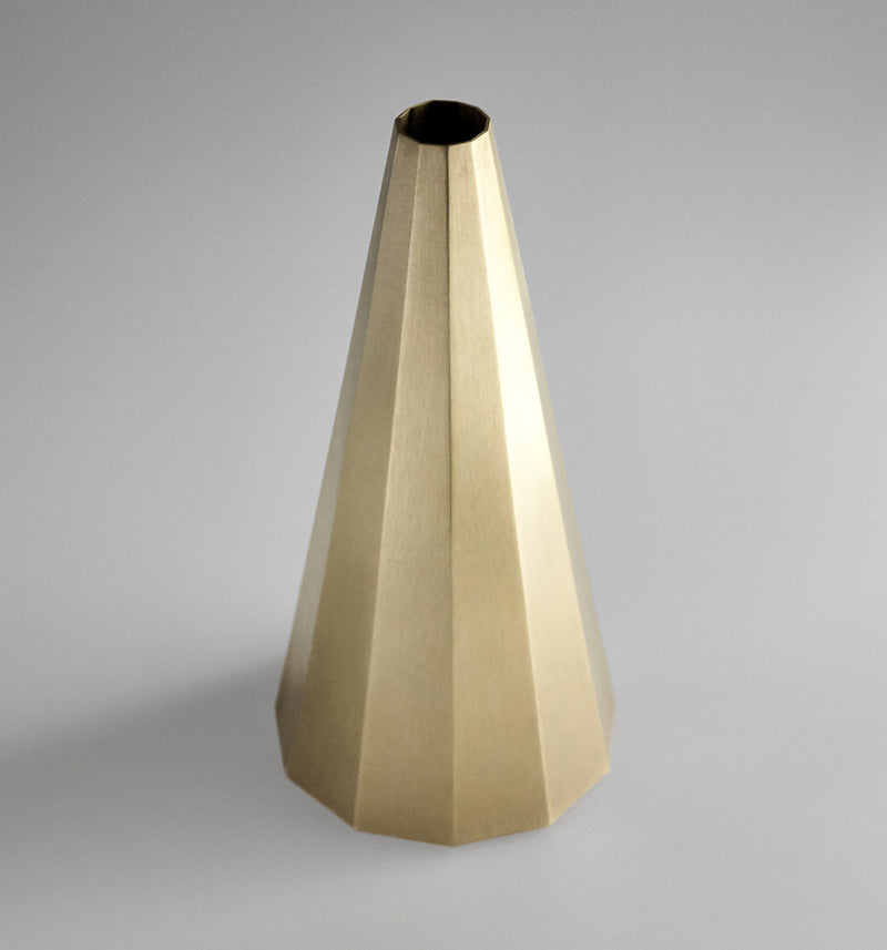 Brass Decagon Vase