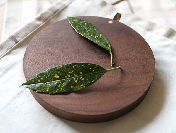 Circular Walnut Board