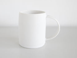 Matte White Porcelain Mug