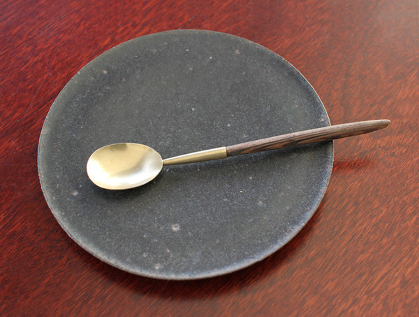 Brass Wooden Handle Spoon